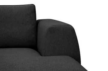 Optus 6-sits U-soffa med Divan och schäslong höger - Svart - Möbler - Soffa - U-soffa