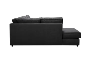 Optus 6-sits U-soffa med Divan och schäslong höger - Svart - Möbler - Soffa - U-soffa