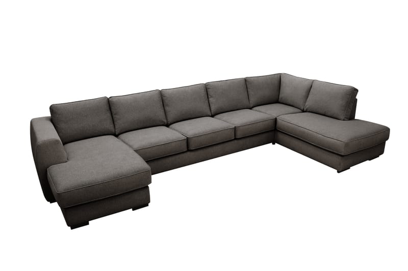 Optus 6-sits U-soffa med Divan och schäslong vänster - Mörkgrå - Möbler - Soffa - U-soffa