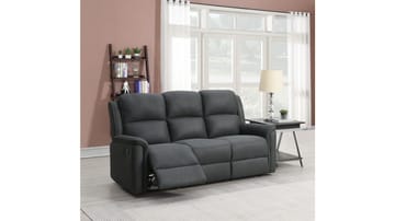 Orvella Reclinersoffa 3-sits - Grå - Möbler - Soffa - Biosoffa & reclinersoffa