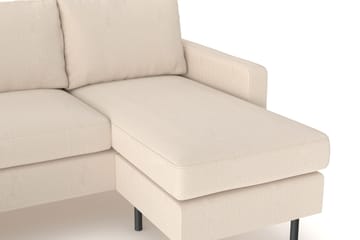 Peppe 4-sits Vänstervänd U-formad Soffa med Divan och Schäslong i Manchester - Greige - Möbler - Soffa - U-soffa