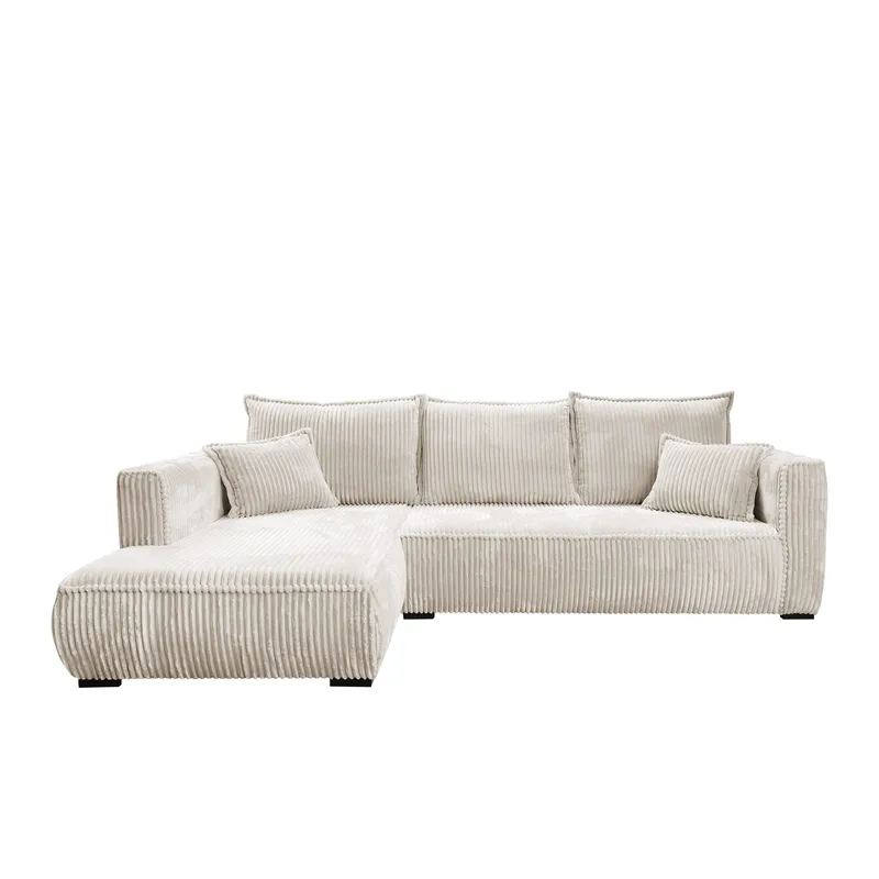 Puente 4-sits Soffa med divan, beige