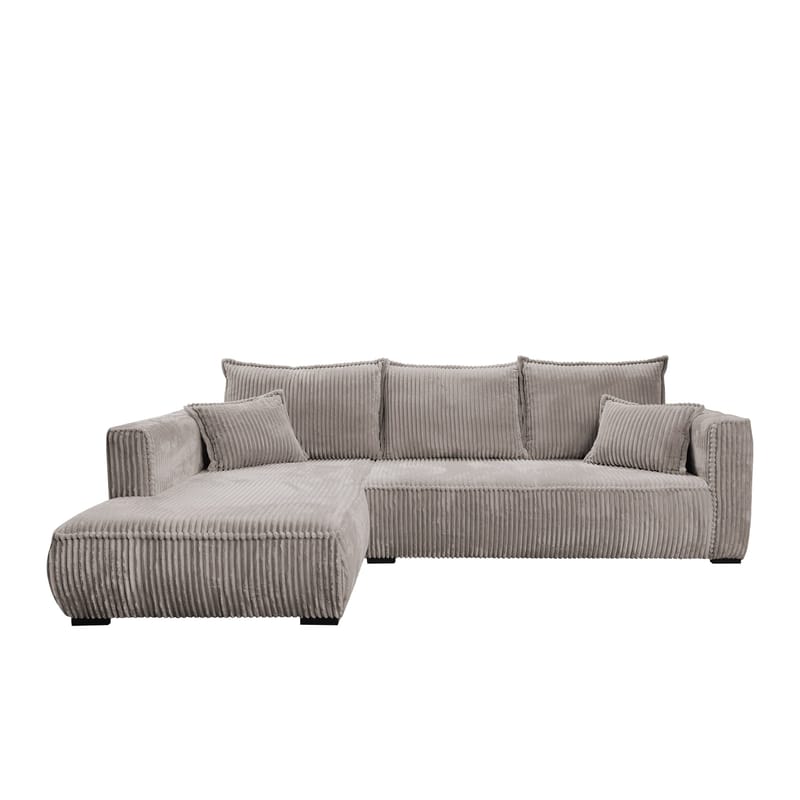 Puente 4-sits Soffa med divan - grå - Möbler - Soffa - Hörnsoffa - Hörnsoffa med divan