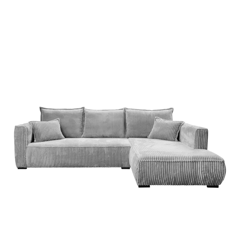 Puente 4-sits Soffa med divan - ljusgrå - Möbler - Soffa - Hörnsoffa - Hörnsoffa med divan