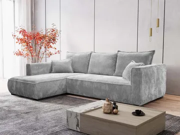 Puente 4-sits Soffa med divan - ljusgrå - Möbler - Soffa - Hörnsoffa