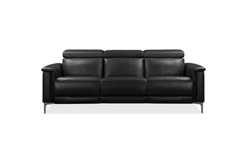 Reclinersoffa utan hörn Loft24 3-sitssoffa Lund Cognac Antracit - Möbler - Soffa - Biosoffa & reclinersoffa
