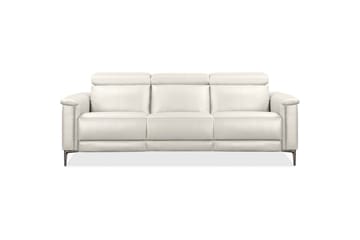 Reclinersoffa utan hörn Loft24 3-sitssoffa Lund Cream White - Möbler - Soffa - Biosoffa & reclinersoffa