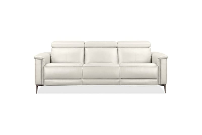 Reclinersoffa utan hörn Loft24 3-sitssoffa Lund Cream White - Möbler - Soffa - Biosoffa & reclinersoffa