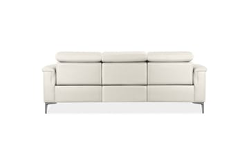 Reclinersoffa utan hörn Loft24 3-sitssoffa Lund Cream White - Möbler - Soffa - Biosoffa & reclinersoffa