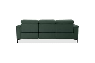 Reclinersoffa utan hörn Loft24 3-sitssoffa Lund Dark Green - Möbler - Soffa - Biosoffa & reclinersoffa