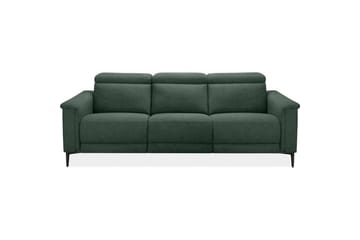 Reclinersoffa utan hörn Loft24 3-sitssoffa Lund Dark Green - Möbler - Soffa - Biosoffa & reclinersoffa