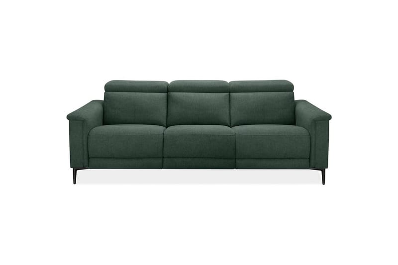 Reclinersoffa utan hörn Loft24 3-sitssoffa Lund Dark Green - Möbler - Soffa - Biosoffa & reclinersoffa