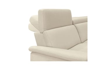 Reclinersoffa utan hörn Loft24 3-sitssoffa Rayland Vit - Möbler - Soffa - Biosoffa & reclinersoffa