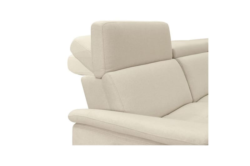 Reclinersoffa utan hörn Loft24 3-sitssoffa Rayland Vit - Möbler - Soffa - Biosoffa & reclinersoffa