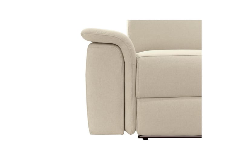 Reclinersoffa utan hörn Loft24 3-sitssoffa Rayland Vit - Möbler - Soffa - Biosoffa & reclinersoffa