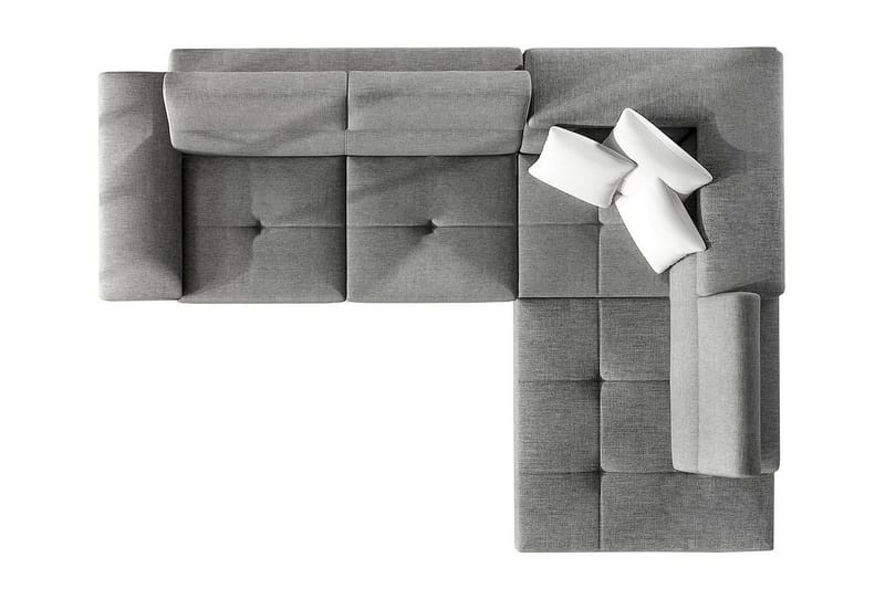 Reginia U-bäddsoffa - Vit/Grå - Möbler - Soffa - Skinnsoffa