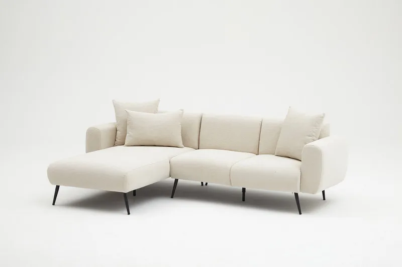 Reverto Fotpall 105 cm - Peach - Möbler - Soffa - Divansoffa & schäslongsoffa