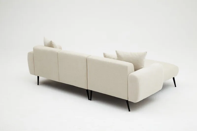 Reverto Fotpall 105 cm - Peach - Möbler - Soffa - Divansoffa & schäslongsoffa