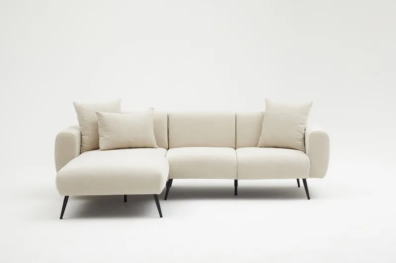 Reverto Fotpall 105 cm - Peach - Möbler - Soffa - Divansoffa & schäslongsoffa