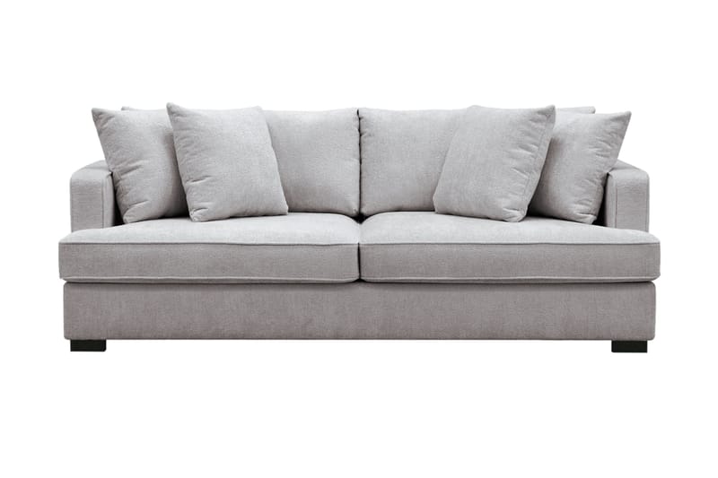 Rossita 3-sits Djup Soffa i Chenille - Grå / Brun - Möbler - Soffa - 3 sits soffa