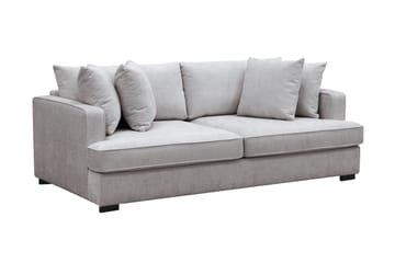 Rossita 3-sits Djup Soffa i Chenille - Grå / Brun - Möbler - Soffa - 3 sits soffa