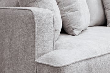 Rossita 3-sits Djup Soffa i Chenille - Grå / Brun - Möbler - Soffa - 3 sits soffa