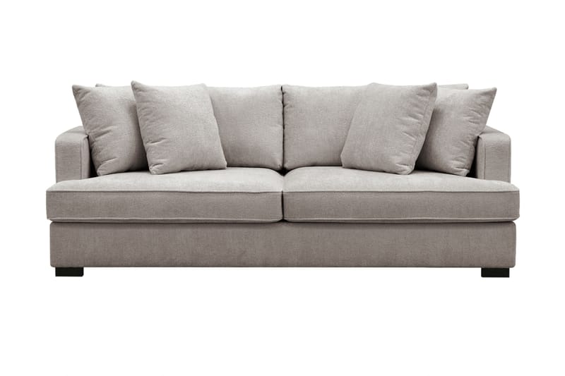 Rossita 3-sits Djup Soffa i Chenille - Grå / Brun - Möbler - Soffa - 3 sits soffa