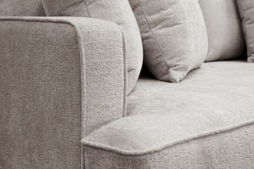 Rossita 3-sits Djup Soffa i Chenille - Grå / Brun - Möbler - Soffa - 3 sits soffa