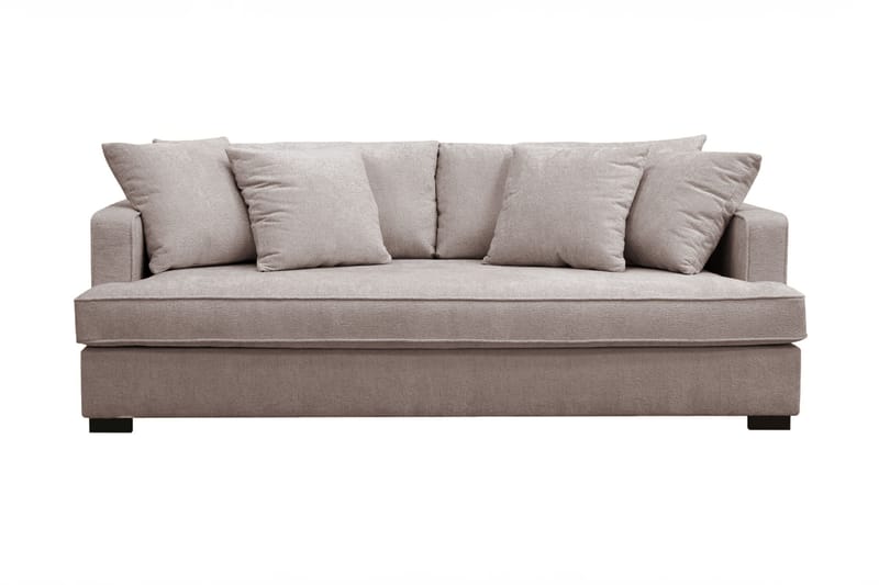 Rossita 3-sits Djup Soffa i Chenille - Grå / Brun - Möbler - Soffa - 3 sits soffa