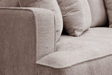 Rossita 3-sits Djup Soffa i Chenille - Grå / Brun - Möbler - Soffa - 3 sits soffa
