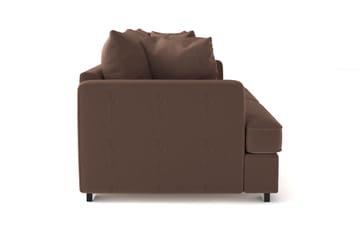 Rossita 3-sits Djup Soffa i Manchester - Brun - Möbler - Soffa - 3 sits soffa