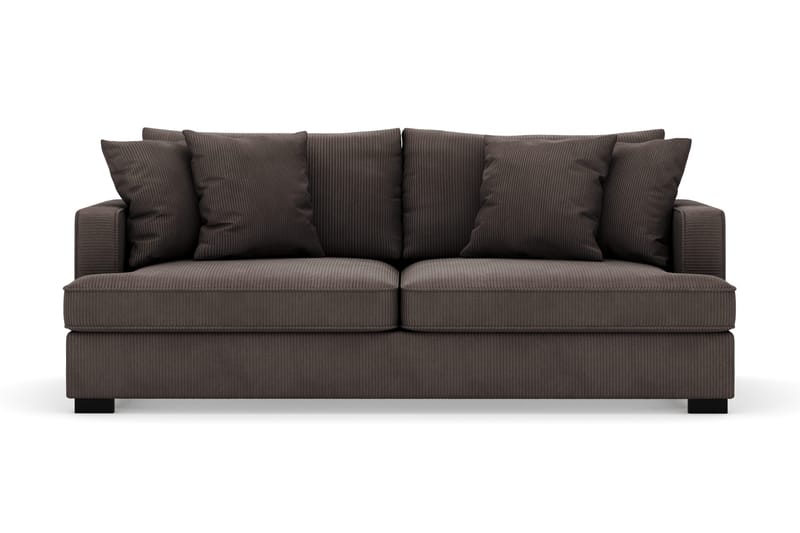 Rossita 3-sits Djup Soffa i Manchester, Mörkgrå