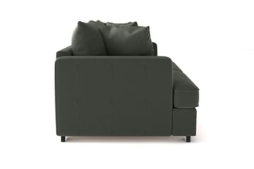 Rossita 3-sits Djup Soffa i Manchester - Mörkgrön - Möbler - Soffa - 3 sits soffa