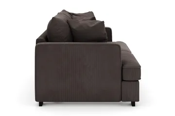 Rossita 3-sits Djup Soffa i Manchester - Taupe - Möbler - Soffa - Sammetssoffa