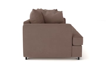 Rossita 3-sits Djup Soffa i Tyg - Brun - Möbler - Soffa - 3 sits soffa