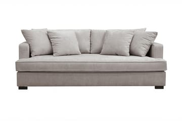 Rossita 3-sits Djup Soffa med hel dyna i Chenille - Grå / Brun - Möbler - Soffa - 3 sits soffa