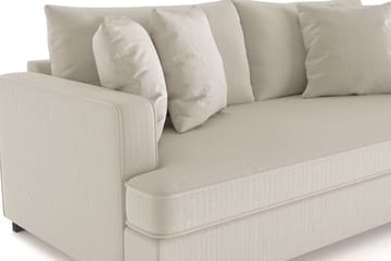 Rossita 3-sits Djup Soffa med hel dyna i Manchester - Greige - Möbler - Soffa - 3 sits soffa