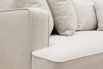 Rossita 3-sits Djup Tygsoffa - Beige - Möbler - Soffa - 3 sits soffa