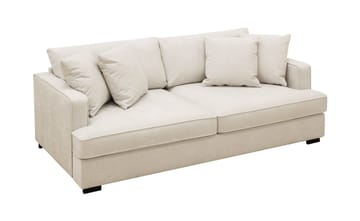 Rossita 3-sits Djup Tygsoffa - Beige - Möbler - Soffa - 3 sits soffa