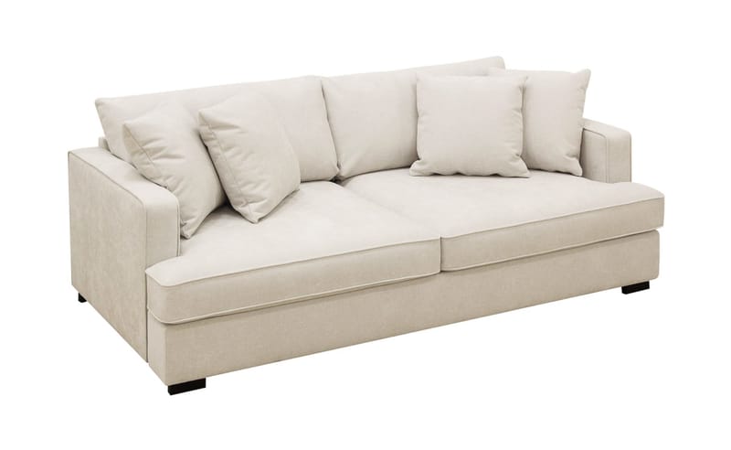 Rossita 3-sits Djup Tygsoffa - Beige - Möbler - Soffa - 3 sits soffa