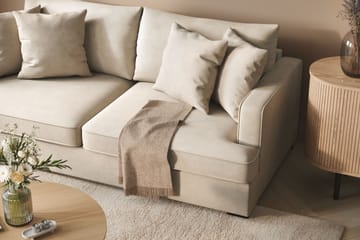 Rossita 3-sits Djup Tygsoffa - Beige - Möbler - Soffa - 3 sits soffa