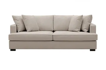 Rossita 3-sits Djup Tygsoffa - Brun - Möbler - Soffa - 3 sits soffa