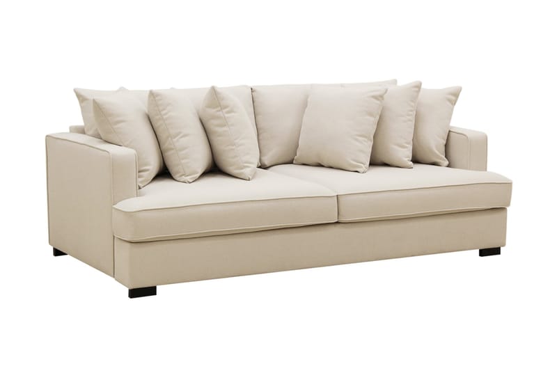 Rossita 4-sits Djup Soffa i Bouclé - Beige - Möbler - Soffa - 4 sits soffa