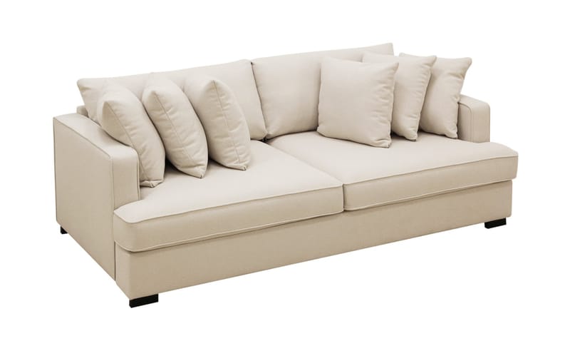Rossita 4-sits Djup Soffa i Bouclé - Beige - Möbler - Soffa - 4 sits soffa
