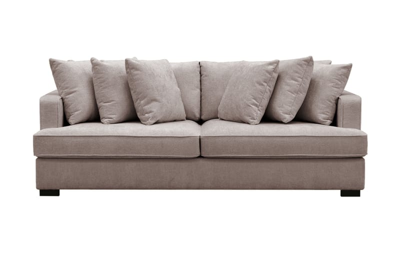 Rossita 4-sits Djup Soffa i Chenille - Grå / Brun - Möbler - Soffa - 4 sits soffa