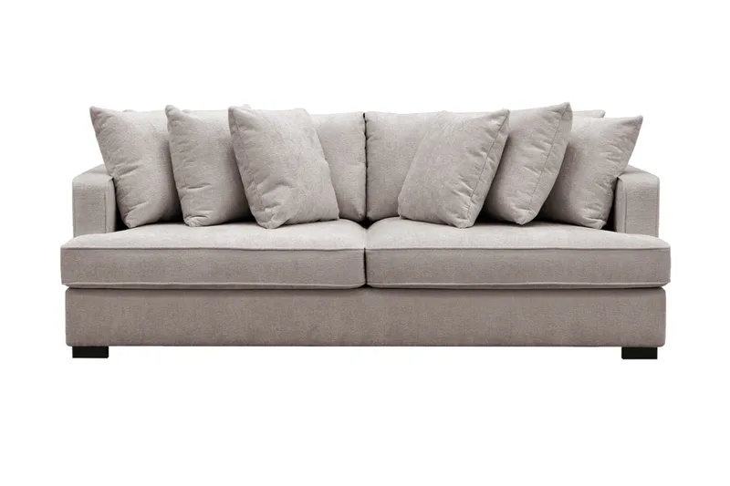 Rossita 4-sits Djup Soffa i Chenille - Grå / Brun - Möbler - Soffa - 4 sits soffa