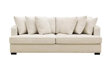 Rossita 4-sits Djup Soffa i Chenille - Trenza 06, Beige Chenille - Möbler - Soffa - 4 sits soffa