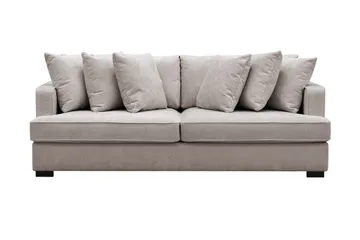 Rossita 4-sits Djup Soffa i Chenille - Trenza 08, Grå/Brun Chenille - Möbler - Soffa - 4 sits soffa
