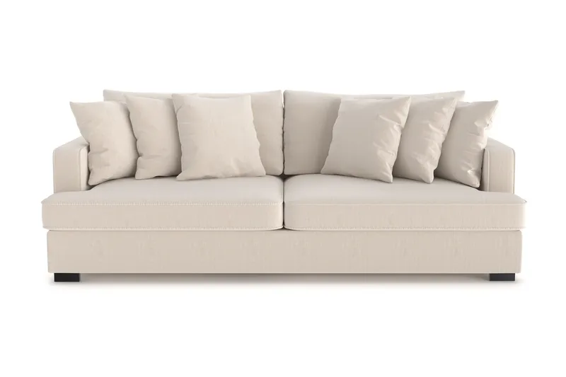 Rossita 4-sits Djup Soffa i Manchester - Beige - Möbler - Soffa - 4 sits soffa