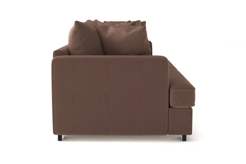 Rossita 4-sits Djup Soffa i Manchester - Brun - Möbler - Soffa - 4 sits soffa